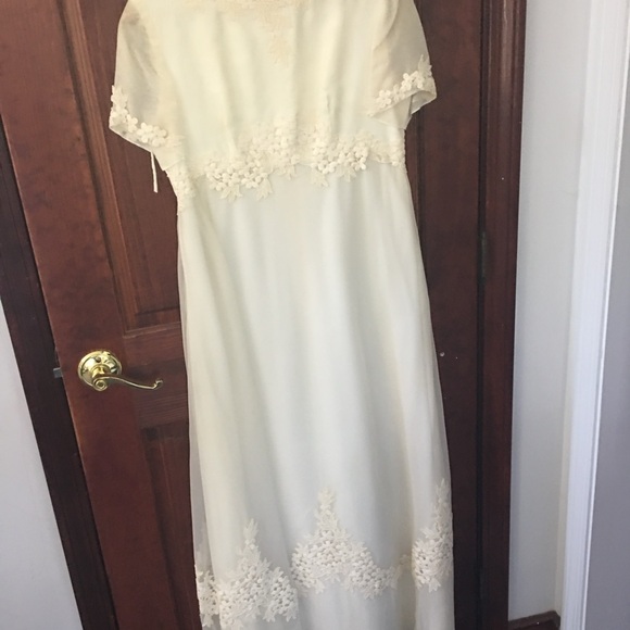 Vintage handmade wedding dress 1960s - Picture 13 of 13